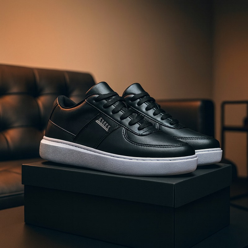 کفش تخت Zara مردانه مشکی مدل Kiyan